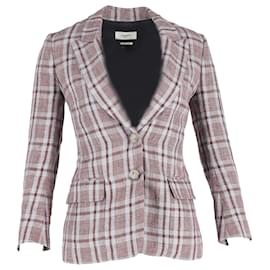 Blazer a quadri Isabel Marant Étoile in lino multicolore