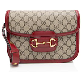 Borsa a Spalla Gucci GG Supreme Horsebit 1955