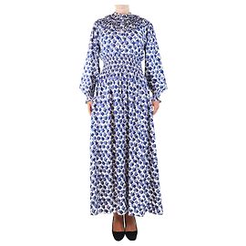 Autre Marque Blaue Zaira Bahaus Maxikleid - Größe S