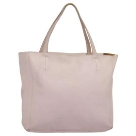 Céline Celine Horizontalkava Tote Bag aus Leder in Pink Gold Auth hk2816