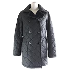 Cappotto trapuntato doppiopetto Mackintosh Nero 36 - Autre Marque