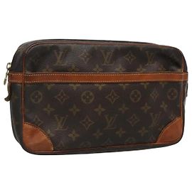 LOUIS VUITTON Clutch Compiegne 28 M51845 Auth LV 129413