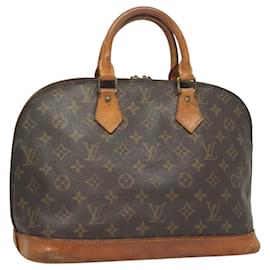 LOUIS VUITTON Bolsa de Mão Monogram Alma M51130 LV Auth BA3049