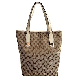 Gucci Bolsa tote de lona GG vintage GG Supreme