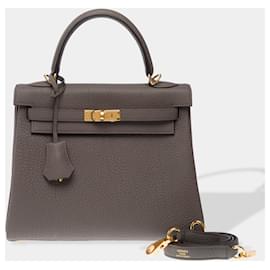 Hermès Borsa HERMES Kelly 25 in Pelle Grigia - 102683