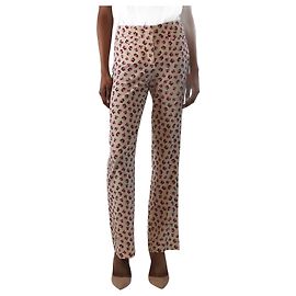 Acne Pantaloni elasticizzati con stampa in marmo rosa - taglia XXS