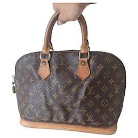 Louis Vuitton Handtasche aus braunem Leder