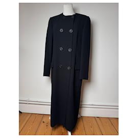 Trench coat de lana vintage Gianni Versace L