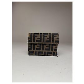 Vintage Fendi FF Monogramm wallet Brown