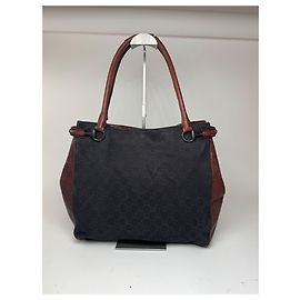 Vintage Gucci Monogramma Bah Nero Marrone