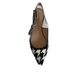 Sandali Dior J'adior pied de poule nero e bianco