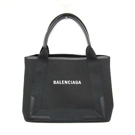 Borsa a mano Balenciaga Navy Cabas S