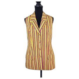 Versace Jeans Couture Versace gilet multicolore a righe vintage 1990s