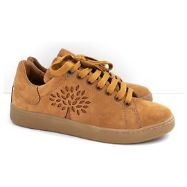 Teak-Suede-Sneaker für Tennis Mulberry Tree