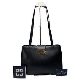 Borsa in pelle vintage Givenchy nera