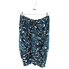 Minifalda de seda azul - Alexandre Vauthier