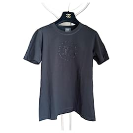 Camiseta Chanel XS negra – Elegancia atemporal
