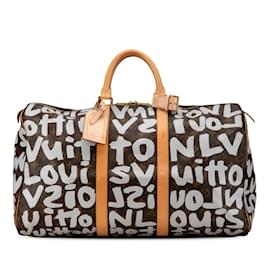 Borsa Boston Keepall 50 Monogram Graffiti Louis Vuitton