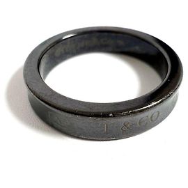 Tiffany & Co Tiffany Men's Women's 1837 Pinky Ring in Titanium