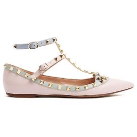 Valentino Garavani Bailarinas Rosa EU38.5 Rockstud Rosa Bailarina UK5.5 US8