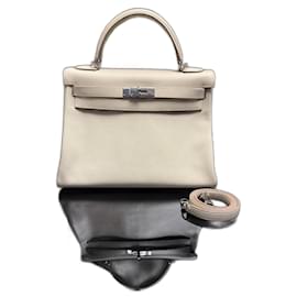 Borsa Kelly 32 nel colore Craie - Hermès
