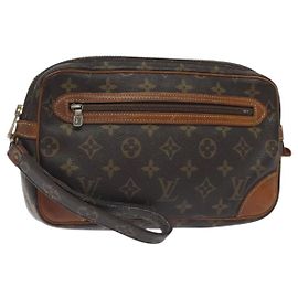 LOUIS VUITTON Monogram Marly Dragonne GM Clutch Tasche M51825 LV Auth bs26998