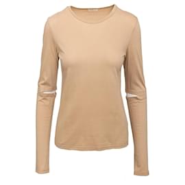 Camiseta con corte en el codo Helmut Lang
