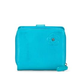 Billetera bi-fold Chanel Camelia Coco Mark