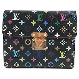 Louis Vuitton Monogram Multicolor Tri-Fold Geldbörse