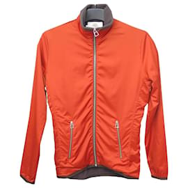 NUEVO ABRIGO HERMES POLAR WARM-UP FLEECE H800165E 34 XS NARANJA NUEVO - Hermès