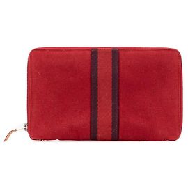 Portafoglio lungo in tela GM Fourre Tout Multi di Hermès