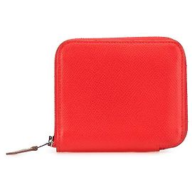 Hermès Carteira Hermes Azap Compact em seda no couro Epsom