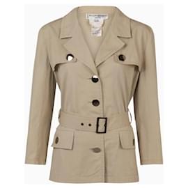 Veste Saharienne 1985 Yves Saint Laurent Ivoire