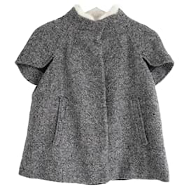 Chaqueta de tweed con cuello de visón Prada Otoño 2007