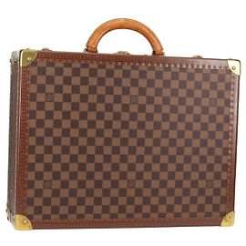 LOUIS VUITTON Damier Ebene Cotoville 45 Trunk N21341 LV Auth 128144V