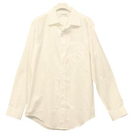 T-shirt a maniche lunghe in cotone bianco MARINE SERRE Auth ym056M