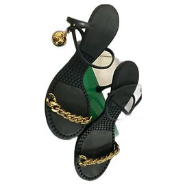 Décolleté Bottega Veneta in pelle verde scuro