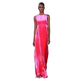 Valentino Brillante Pink Velvet Kleid