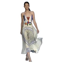 Fendi Kleid mit Abstraktem Kreisdruck