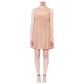Alaïa Puderrosa Skaterkleid