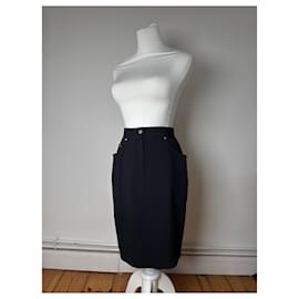 Falda vintage Dior negra M