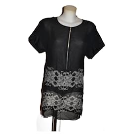 Thomas Wylde Seidenkleid Schwarz Größe S
