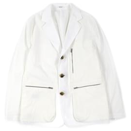 Chaqueta de estadio reversible HERMES blanca 52 - Hermès