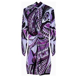 Emilio Pucci Violet Psy Kleid aus Jersey Lila