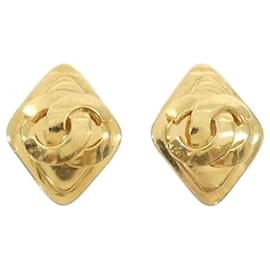 Orecchini a clip in oro vintage di Chanel