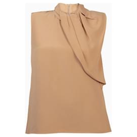Top de seda Céline Brise De Soie Beige