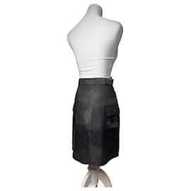 Falda Vintage Fendi Roma Negra M