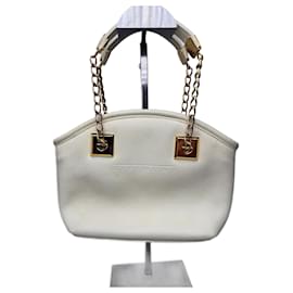 Borsa in pelle vintage Givenchy bianca