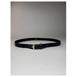 Vintage Dior Ledergürtel schwarz