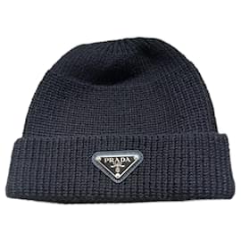 Bonnet Prada Noir en Cachemire